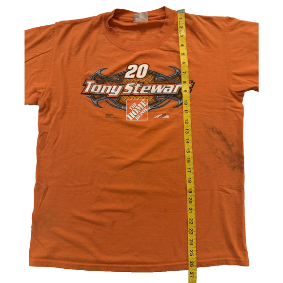 Vintage Tony Stewart Shirt Mens MED NASCAR Home Depot 20 Chase Authentics Racing - Picture 7 of 10